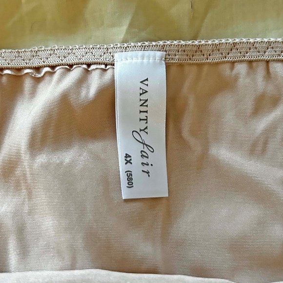 4 BRIEFS, NYLON SPANDEX, BEIGE, SIZE 4X, VANITY FAIR, IN ORIGINAL BAG, TAGS ON, - Picture 7 of 8